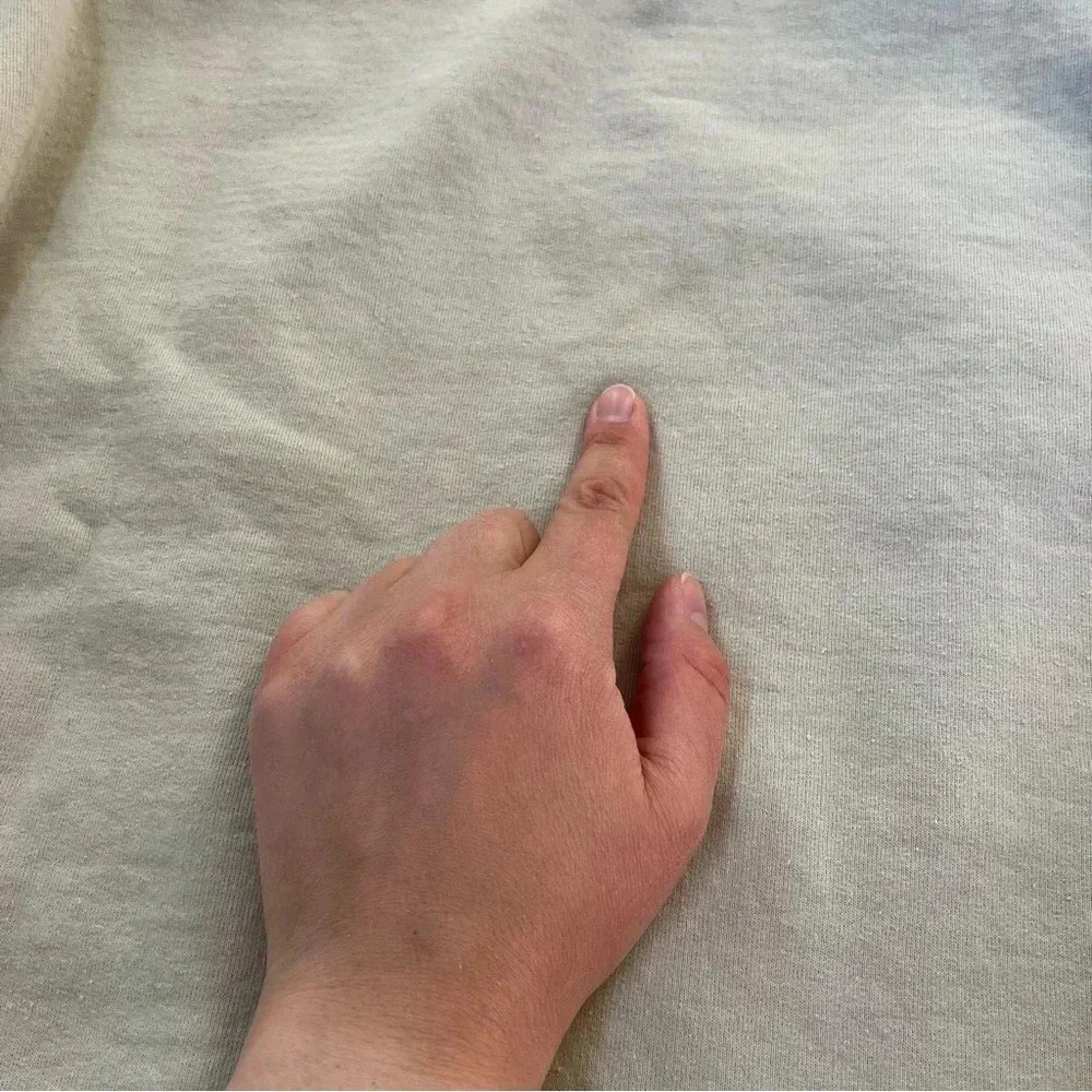 Morgan Wallen Crew Neck Sweatshirt sz Large Cassette Tapes Wasted On You Beige - Picture 9 of 9